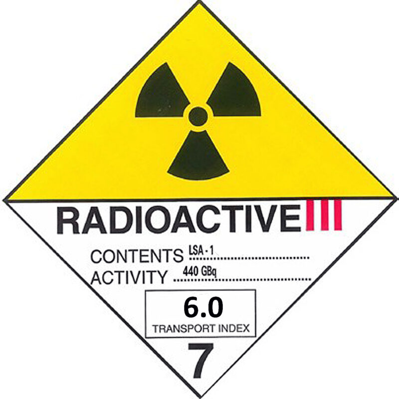 Figure 5: ISO shipping container label