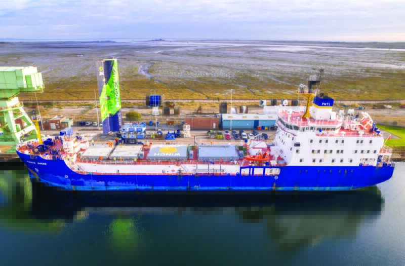 Above: Nuclear Transport Solutions (NTS) has become the first nuclear transport operator in the world to install sail technology Source: CDFmedia.co.uk